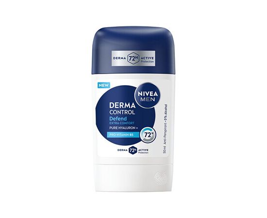 Nivea Men Derma Control Defend Anti-Perspirant - Tuhý antiperspirant 50ml Smaržas - NESAKĀRTOTS