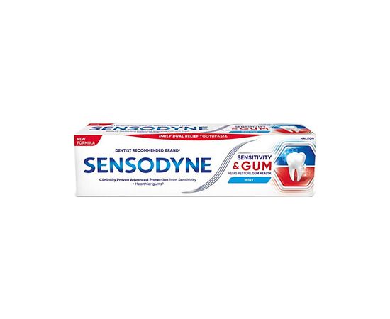 Sensodyne Sensitivity & Gum Toothpaste 75ml Zobu pastas un mutes dobuma skalojamie līdzekļi