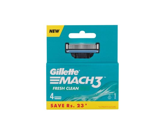 Gillette Mach3 / Fresh Clean 4pc Skuvekļu papildpiederumi