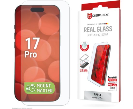 Apple iPhone 17 Pro Real Screen Glass MM By Displex Transparent Защитная пленка для экрана
