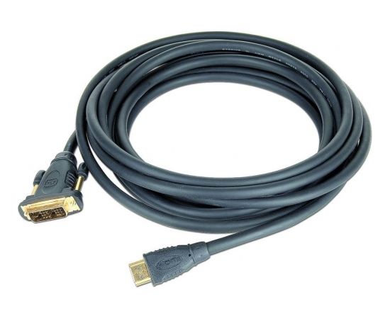 Gembird HDMI to DVI male-male cable with gold-plated connectors, 0.5m
