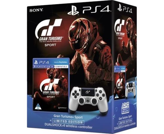 Sony PS4 Dualshock Controller GT Sport + Gran Turismo Sport game Limited edition