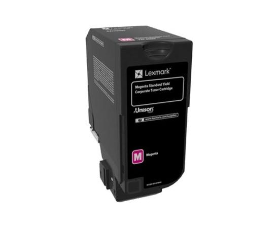 Lexmark Corporate 74C2SME Laser Toner Cartridge, Magenta