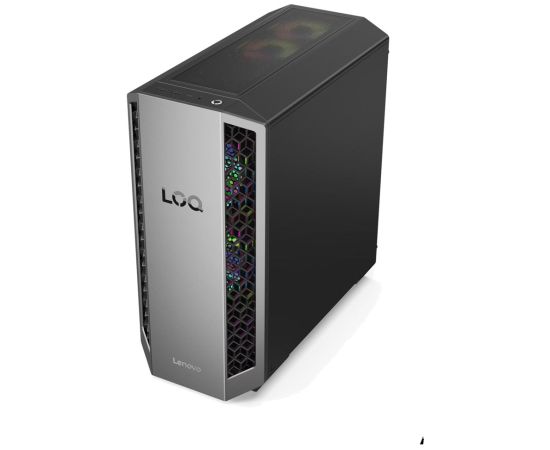 Lenovo LOQ Tower 26ADR10 Ryzen 7 8745HX 32GB DDR5 5200 SSD1TB GeForce RTX 5070 12GB Win11 Luna Grey / Eclipse Black Personālie datori