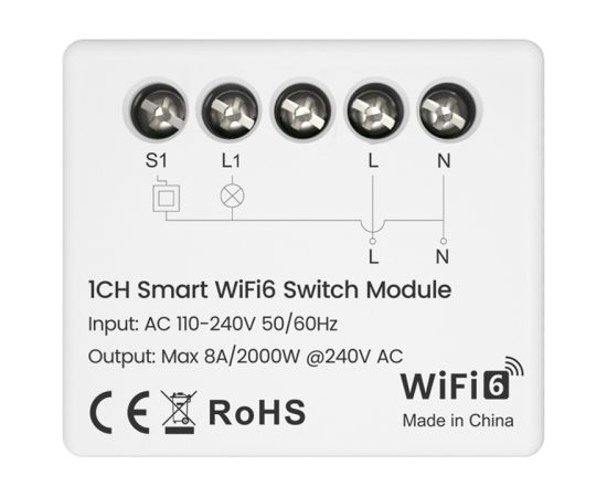 Avatto WSM20-W1 smart switch module Viedie slēdži