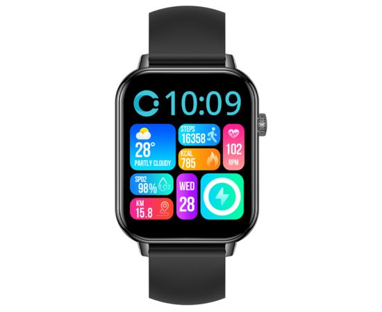 COLMI C28 Smartwatch - Black Smart-Watch Умные часы