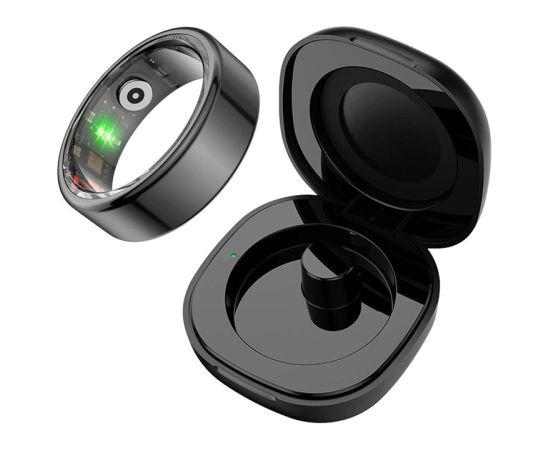 COLMI R02 Smart Ring, size 12, 21.3 mm (black) + charging case Smart-Watch Умные часы