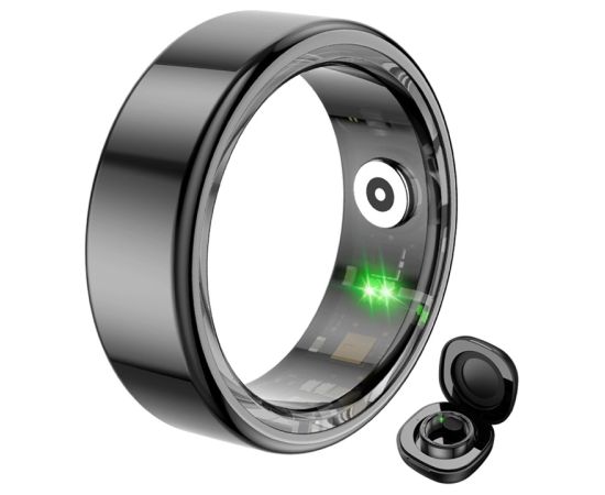 COLMI R02 Smart Ring, size 9, 18.9 mm (black) + charging case Smart-Watch Умные часы