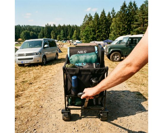 NC2607 XXL KEMPINGU GROZS MELNI ORANŽI 160L NILS CAMP Jaunumi - Sports