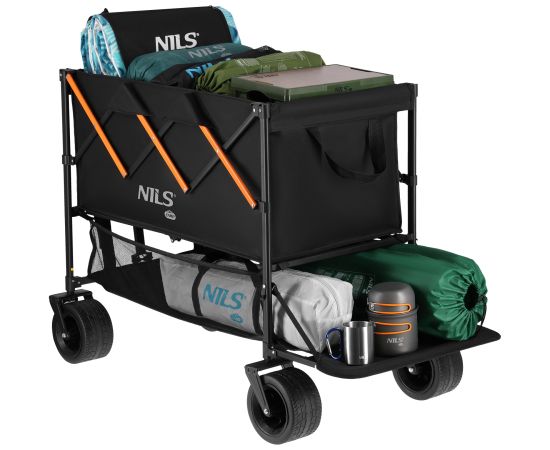NC2607 XXL KEMPINGU GROZS MELNI ORANŽI 160L NILS CAMP Jaunumi - Sports