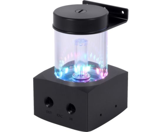 Alphacool Core 100 Aurora Reservoir Acetal/Acrylic with VPP Apex Pump (black, expansion tank with pump) Procesoru dzesēšana