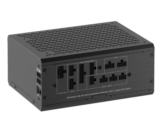 Corsair HX1200i SHIFT (black, 1x 12-pin high power GPU, 4x PCIe, cable management, 1200 watts) Datoru barošanas bloki