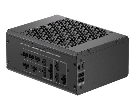 Corsair HX1200i SHIFT (black, 1x 12-pin high power GPU, 4x PCIe, cable management, 1200 watts) Datoru barošanas bloki