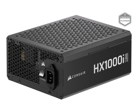 Corsair HX1000i SHIFT (black, 1x 12-pin high power GPU, 4x PCIe, cable management, 1000 watts) Datoru barošanas bloki