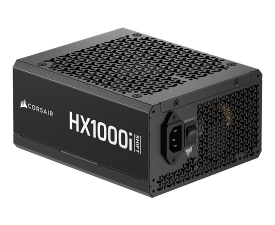 Corsair HX1000i SHIFT (black, 1x 12-pin high power GPU, 4x PCIe, cable management, 1000 watts) Datoru barošanas bloki