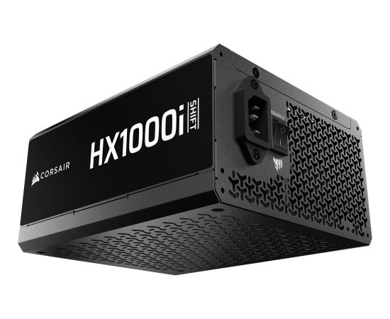 Corsair HX1000i SHIFT (black, 1x 12-pin high power GPU, 4x PCIe, cable management, 1000 watts) Datoru barošanas bloki
