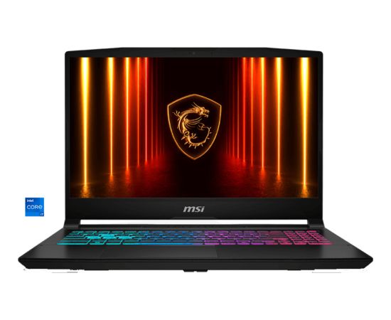 MSI Katana 15 HX B14WGK-058 (black, Intel® Core? i7-14650HX, NVIDIA GeForce RTX 5070, 16 GB DDR5, 512 GB (512 GB SSD), Windows 11 Home) - German - DE Layout Portatīvie datori