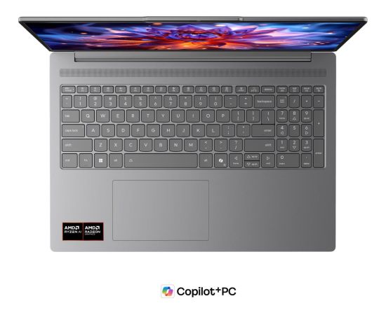 Lenovo IdeaPad Slim 5 16AGP11 (83S2003GGE) (gray, AMD Ryzen AI 5 430, AMD Radeon 840M, 16 GB LPDDR5X, 1 TB (1 TB SSD), Windows 11 Home) - German - DE Layout Portatīvie datori