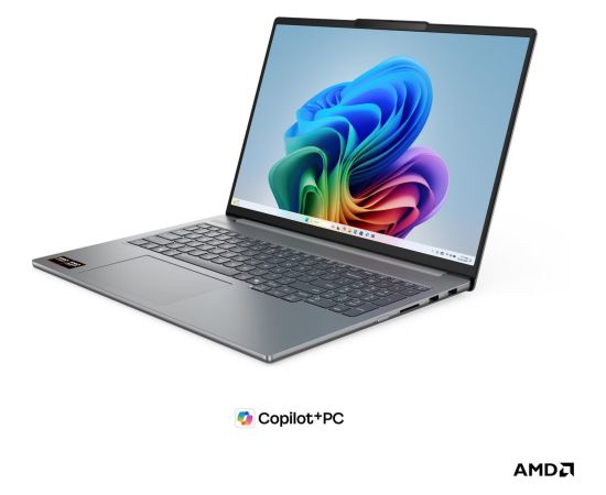 Lenovo IdeaPad Pro 5 16AGP11 (83SJ000TGE) (gray, AMD Ryzen AI 9 465, AMD Radeon 880M, 32 GB LPDDR5X, 1 TB (1 TB SSD), Windows 11 Pro) - German - DE Layout Portatīvie datori