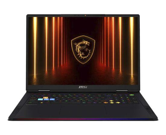 MSI Raider A18 HX A9WIG-263 (black, AMD Ryzen 9 9955HX3D, NVIDIA GeForce RTX 5080, 32 GB DDR5, 2 TB (2 TB SSD), Windows 11 Home) - German - DE Layout Portatīvie datori