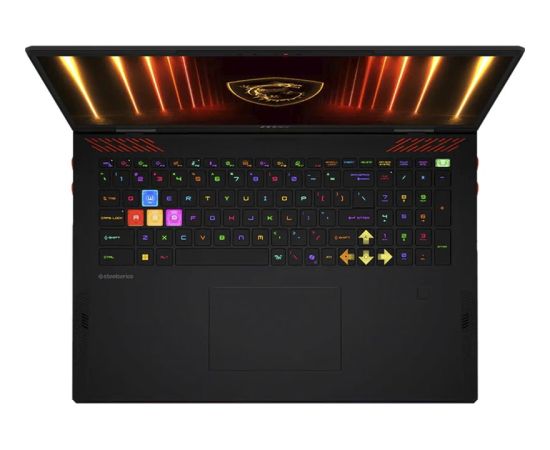 MSI Raider A18 HX A9WIG-263 (black, AMD Ryzen 9 9955HX3D, NVIDIA GeForce RTX 5080, 32 GB DDR5, 2 TB (2 TB SSD), Windows 11 Home) - German - DE Layout Portatīvie datori