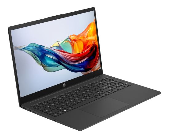 HP 15-fc1272ng (black, AMD Ryzen 7 7735HS, AMD Radeon 680M, 16 GB DDR5, 512 GB (512 GB SSD), without OS) - DE Layout Portatīvie datori