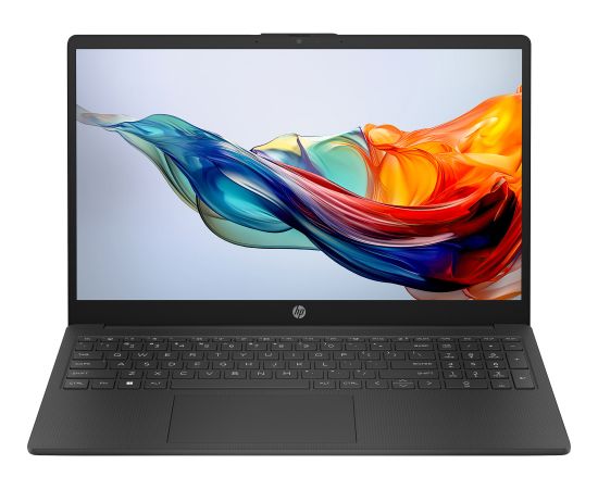HP 15-fc1272ng (black, AMD Ryzen 7 7735HS, AMD Radeon 680M, 16 GB DDR5, 512 GB (512 GB SSD), without OS) - DE Layout Portatīvie datori