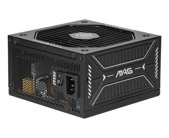 MSI MAG A650GLS PCIE5 (black, 1x 12-pin high power GPU, 2x PCIe, cable management, 650 watts) Блоки питания