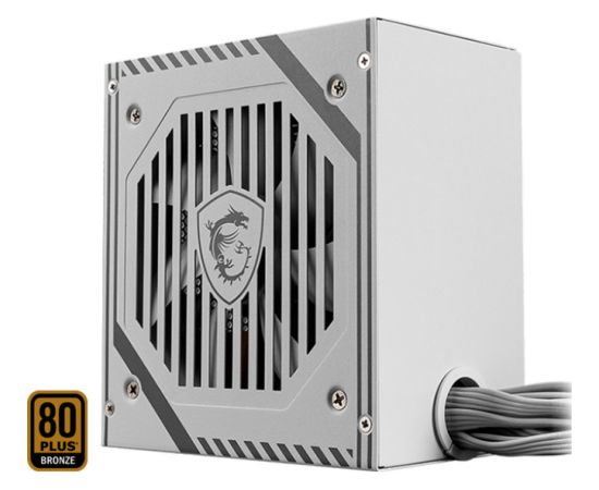 MSI MAG A650BNL WHITE (white, 2x PCIe, 650 watts) Datoru barošanas bloki