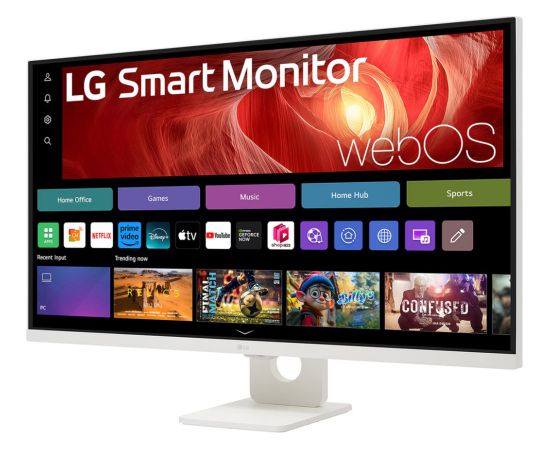 LG Electronics Smart Monitor 32U721SA-W (80 cm (32 inches), white, UltraHD/4K, VA, HDMI, USB-C, WebOS, FB) LED / LCD мониторы