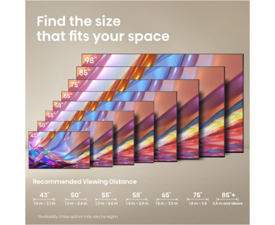 Hisense 65E7S Hi-QLED TV (164 cm (65 inches), black, UltraHD/4K, triple tuner) Televizori