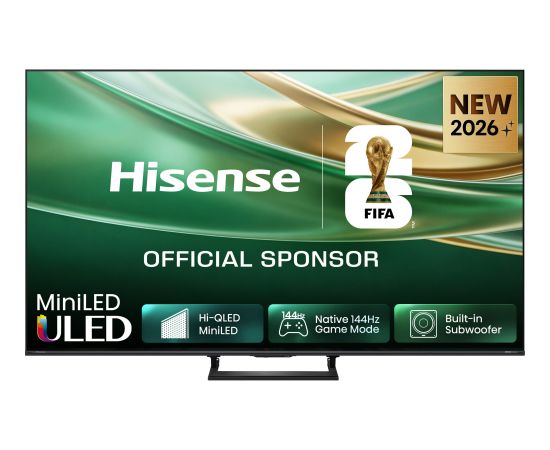 Hisense ULED 75E8S MiniLED (189 cm (75 inches), black/dark gray, UltraHD/4K, triple tuner, subwoofer, 144Hz panel) Телевизоры