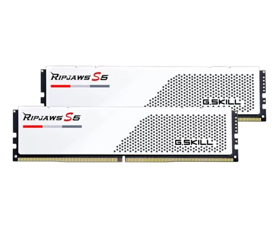 G.Skill DDR5 - 64GB - 5600 - CL - 46 (2x 32 GB) dual kit, memory (white, F5-5600J4645A32GX2-RS5W, Ripjaws S5, INTEL XMP) Оперативная память (RAM)