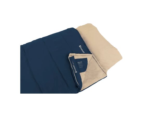 Outwell Contour Lux Sleeping Bag 220 x 85 cm 2-way L-shape open-end with auto lock Guļammaisi