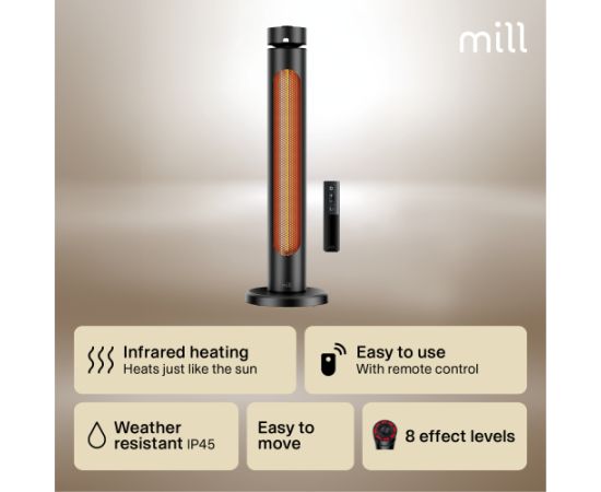 Mill Outdoor Heater CBOC20FLOOR Infrared Heater 2000 W Black Новинки смартфонов и телефонов