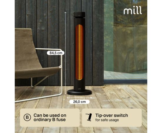 Mill Outdoor Heater CBOC20FLOOR Infrared Heater 2000 W Black Новинки смартфонов и телефонов