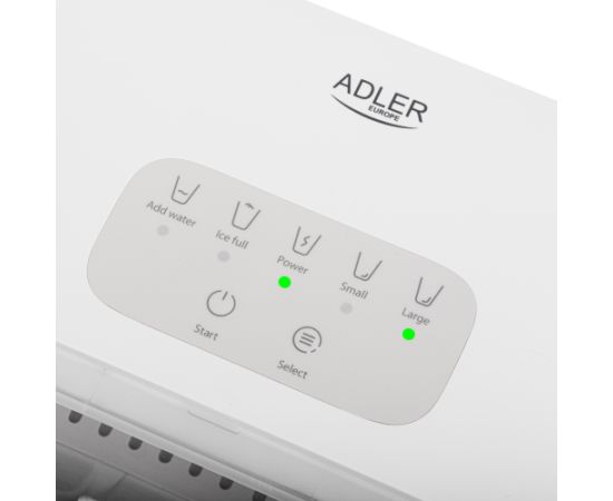 Adler Ice Cube Maker AD 8800 Power 105 W Capacity 1.4 L White Ledus gabaliņu mašīna