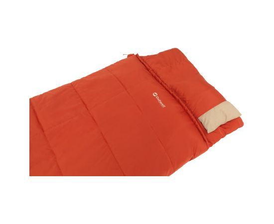 Outwell Contour Lux Sleeping Bag 220 x 85 cm 2-way L-shape open-end with auto lock Guļammaisi
