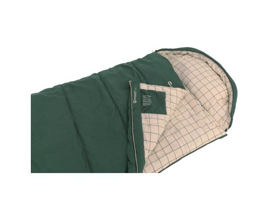 Outwell Camper Prime Sleeping Bag 235 x 90 cm 2-way L-shape open-end with auto lock Guļammaisi