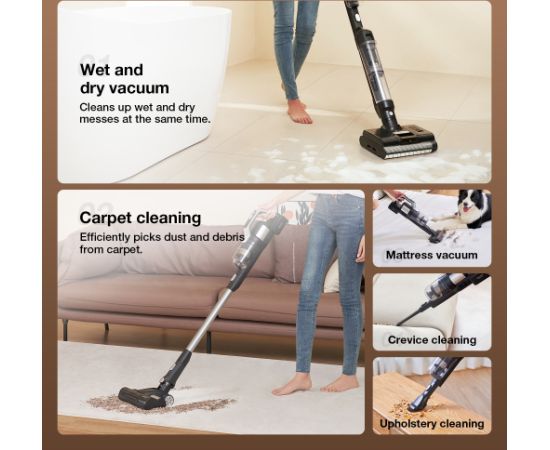 Jimmy Vacuum cleaner and washer PW11 Pro Max-B Cordless operating Washing function 460 W 21.6 V Operating time (max) 40-80 min Black/Silver Пылесосы
