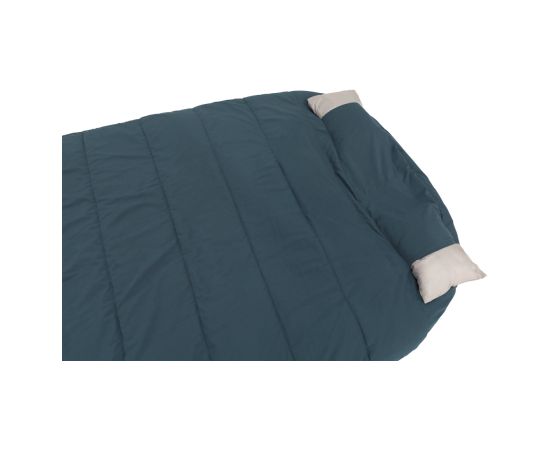 Outwell Campion Lux Double Sleeping Bag 225 x 140 cm 16 to 5 °C 2 way open - auto lock, L-shape Спальные мешки