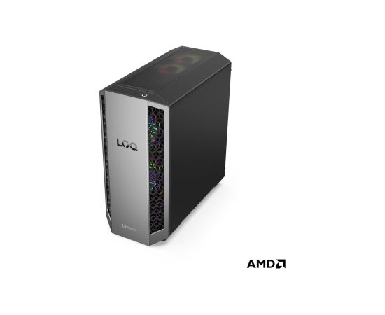 Lenovo LOQ 26ADR10 Desktop Tower AMD Ryzen 7 8745HX 32 (2x16GB) GB SODIMM DDR5 1000 GB NVIDIA GeForce RTX 5070 No Optical drive No keyboard Windows 11 Home Warranty 24 month(s) Personālie datori
