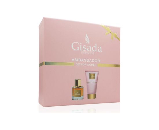 Gisada Ambassador Women Dárková sada EDP 50 ml a sprchový gel 100 ml 50ml Dāvanu komplekti