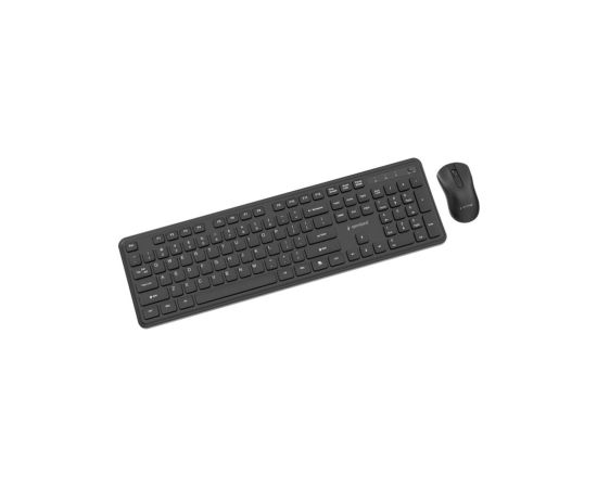 Klaviatūra un pele Gembird Desktop set Slim Pro Business wireless US Klaviatūras