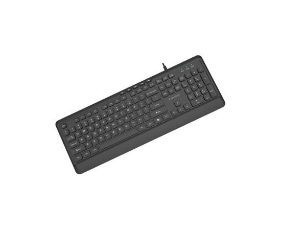Klaviatūra Gembird Slim Multimedia USB-A+C US Клавиатуры