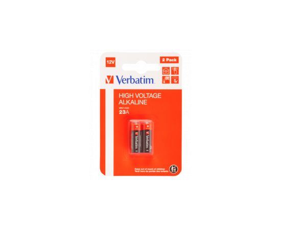 Baterijas Verbatim MN21 23A High Voltage Alkaline 2-Pack 12V Bateriju lādētāji