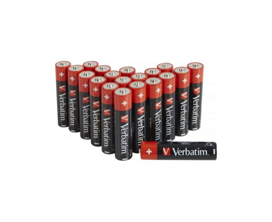 Baterijas Verbatim AAA Premium Alkaline 20-Pack 1.5V Bateriju lādētāji