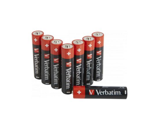 Baterijas Verbatim AAA Premium Alkaline 8-Pack 1.5V Bateriju lādētāji