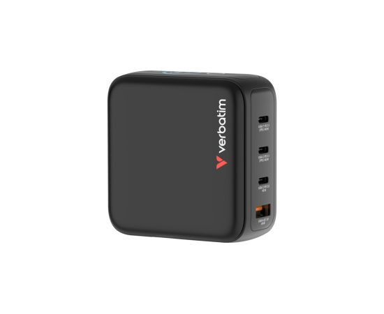 Lādētājs Verbatim Mini GaN Charger 140W 4-Port with Display Telefonu lādētāji 220v
