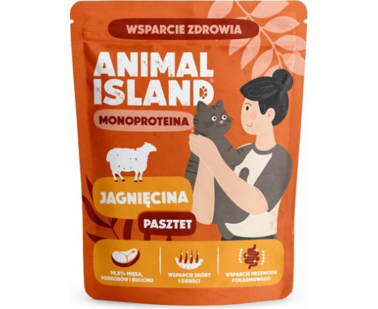 ANIMAL ISLAND Mono Lamb - wet cat food - 100g Консервы кошек